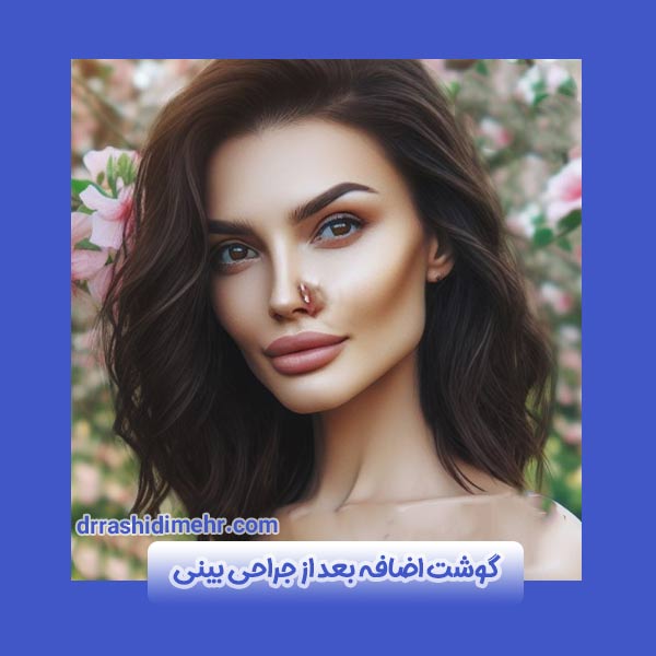 گوشت اضافه بعد از جراحی بینی