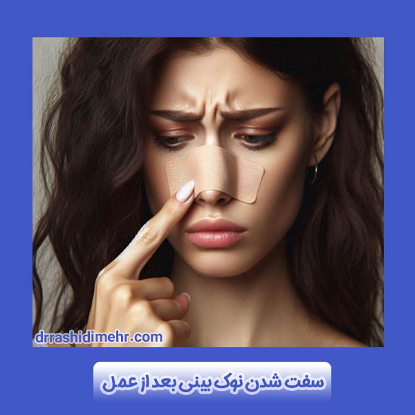 سفت شدن نوک بینی بعد از عمل